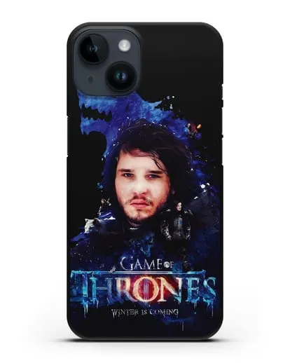 Чехол Джон Сноу силиконовый для iPhone 14