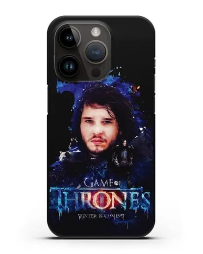 Чехол Джон Сноу силиконовый для iPhone 14 Pro