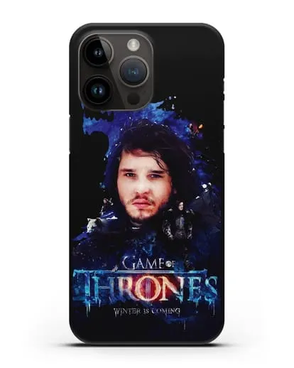 Чехол Джон Сноу силиконовый для iPhone 14 Pro Max