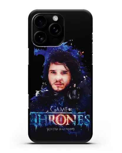 Чехол Джон Сноу силиконовый для iPhone 16 Pro Max