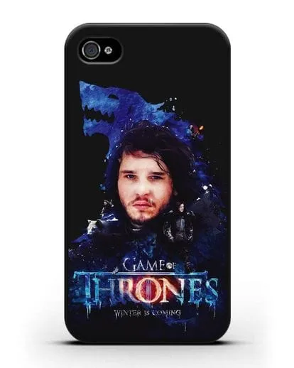 Чехол Джон Сноу силиконовый для iPhone 4/4s