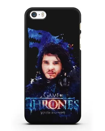 Чехол Джон Сноу силиконовый для iPhone 5/5s/SE
