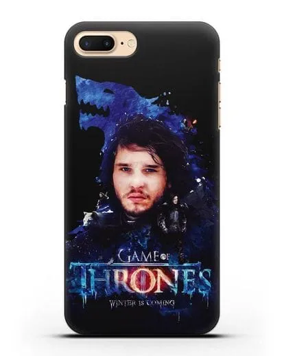 Чехол Джон Сноу силиконовый для iPhone 7 Plus