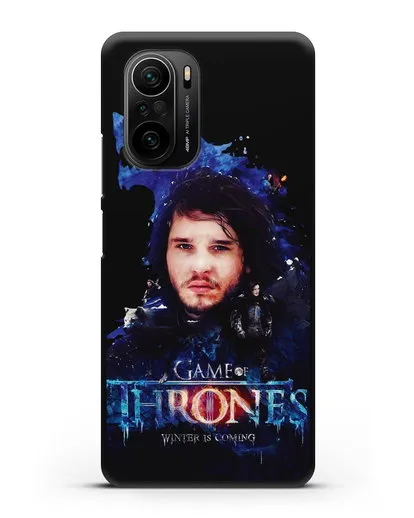 Чехол Джон Сноу силиконовый для Xiaomi Poco F3 Pro