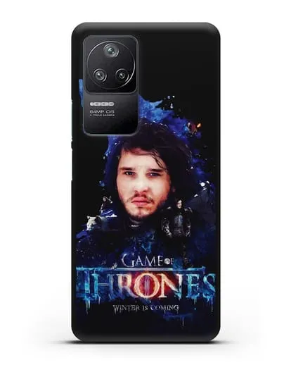 Чехол Джон Сноу силиконовый для Xiaomi Poco F4