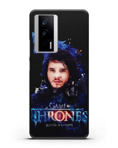 Чехол Джон Сноу силиконовый для Xiaomi Poco F5 Pro