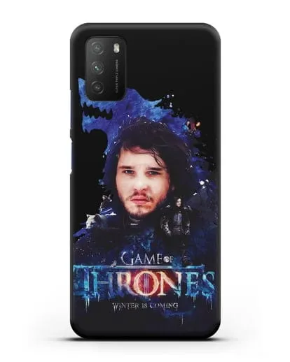 Чехол Джон Сноу силиконовый для Xiaomi Poco M3