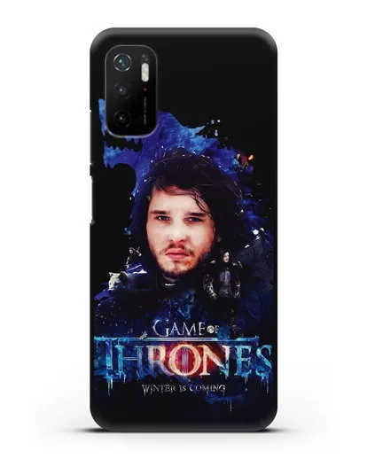 Чехол Джон Сноу силиконовый для Xiaomi Poco M3 Pro