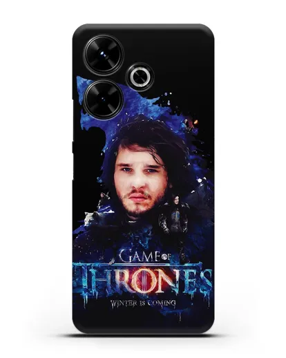 Чехол Джон Сноу силиконовый для Xiaomi Poco M6