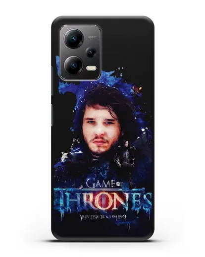 Чехол Джон Сноу силиконовый для Xiaomi Poco X5