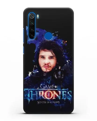 Чехол Джон Сноу силиконовый для Xiaomi Redmi Note 8