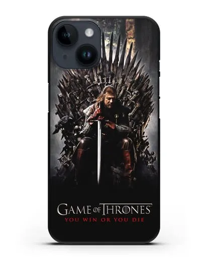 Чехол с картинкой Железный трон. Игра престолов силиконовый для iPhone 14