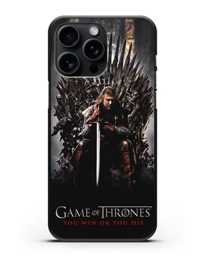 Чехол с картинкой Железный трон. Игра престолов силиконовый для iPhone 15 Pro Max
