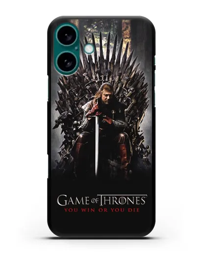 Чехол с картинкой Железный трон. Игра престолов силиконовый для iPhone 16 Plus