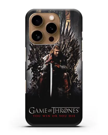 Чехол с картинкой Железный трон. Игра престолов силиконовый для iPhone 16 Pro