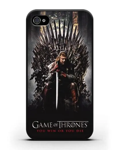 Чехол с картинкой Железный трон. Игра престолов силиконовый для iPhone 4/4s