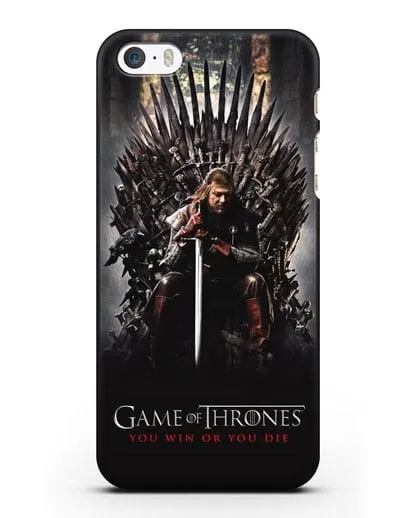 Чехол с картинкой Железный трон. Игра престолов силиконовый для iPhone 5/5s/SE