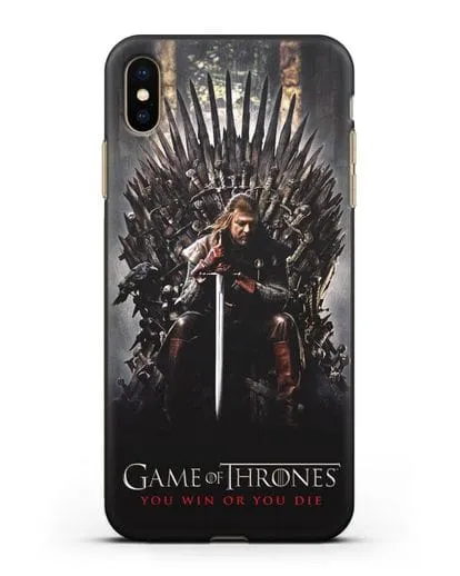Чехол с картинкой Железный трон. Игра престолов силиконовый для iPhone XS Max
