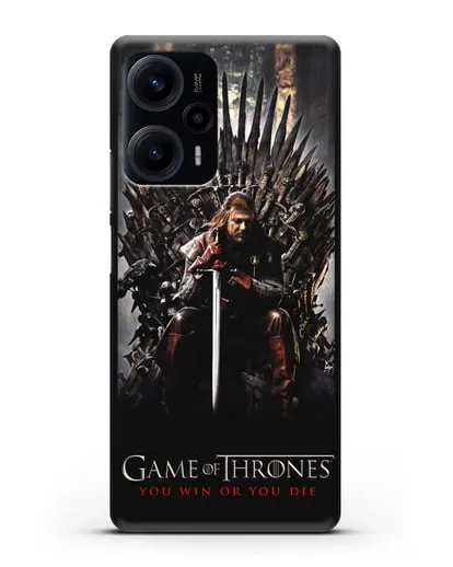 Чехол с картинкой Железный трон. Игра престолов силиконовый для Xiaomi Poco F5