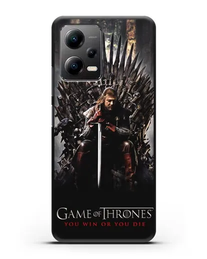 Чехол с картинкой Железный трон. Игра престолов силиконовый для Xiaomi Poco X5