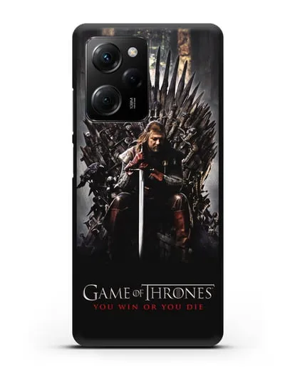 Чехол с картинкой Железный трон. Игра престолов силиконовый для Xiaomi Poco X5 Pro