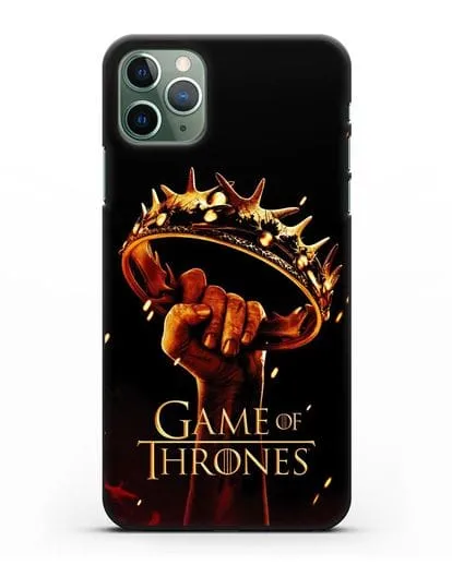 Чехол с картинкой Корона. Игра престолов силиконовый для iPhone 11 Pro