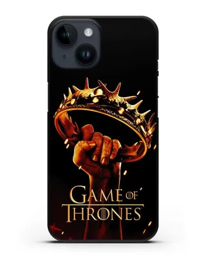 Чехол с картинкой Корона. Игра престолов силиконовый для iPhone 14