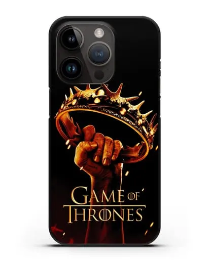Чехол с картинкой Корона. Игра престолов силиконовый для iPhone 14 Pro