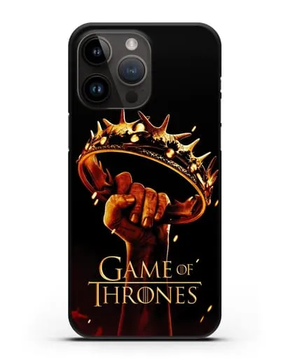 Чехол с картинкой Корона. Игра престолов силиконовый для iPhone 14 Pro Max