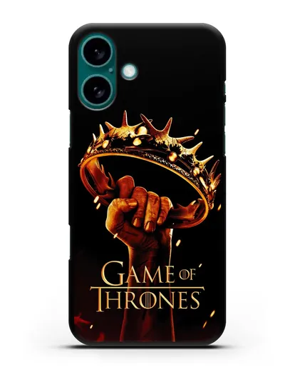 Чехол с картинкой Корона. Игра престолов силиконовый для iPhone 16 Plus