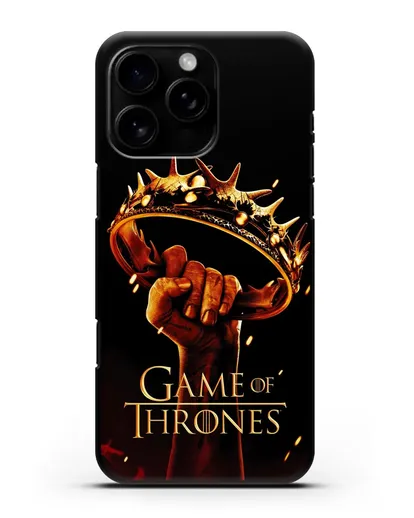 Чехол с картинкой Корона. Игра престолов силиконовый для iPhone 16 Pro Max