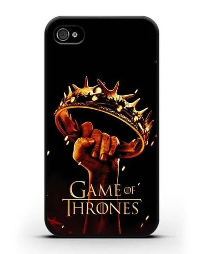 Чехол с картинкой Корона. Игра престолов силиконовый для iPhone 4/4s