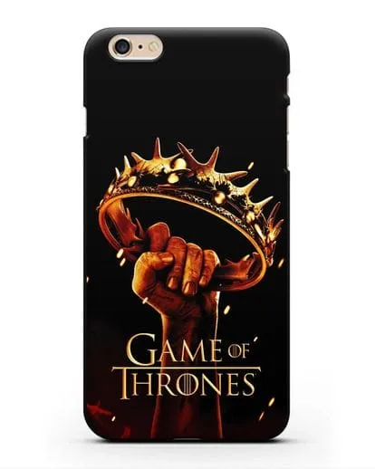 Чехол с картинкой Корона. Игра престолов силиконовый для iPhone 6 Plus