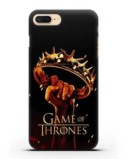 Чехол с картинкой Корона. Игра престолов силиконовый для iPhone 7 Plus