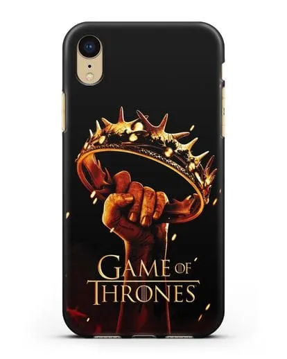 Чехол с картинкой Корона. Игра престолов силиконовый для iPhone XR