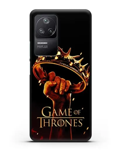 Чехол с картинкой Корона. Игра престолов силиконовый для Xiaomi Poco F4