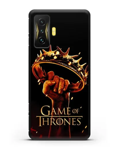 Чехол с картинкой Корона. Игра престолов силиконовый для Xiaomi Poco F4 GT