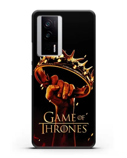 Чехол с картинкой Корона. Игра престолов силиконовый для Xiaomi Poco F5 Pro