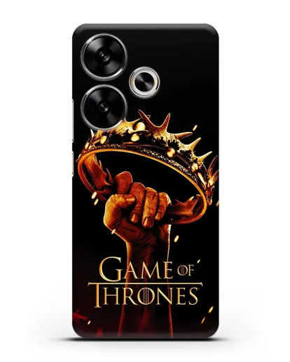 Чехол с картинкой Корона. Игра престолов силиконовый для Xiaomi Poco F6