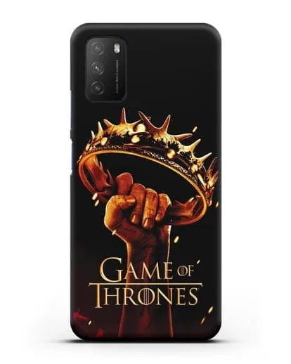 Чехол с картинкой Корона. Игра престолов силиконовый для Xiaomi Poco M3