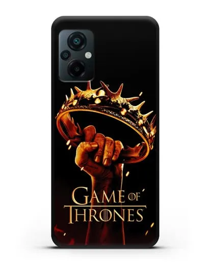 Чехол с картинкой Корона. Игра престолов силиконовый для Xiaomi Poco M5