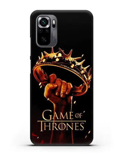 Чехол с картинкой Корона. Игра престолов силиконовый для Xiaomi Poco M5s