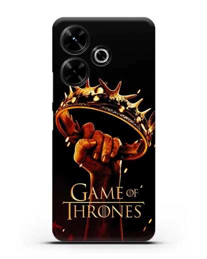 Чехол с картинкой Корона. Игра престолов силиконовый для Xiaomi Poco M6