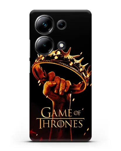 Чехол с картинкой Корона. Игра престолов силиконовый для Xiaomi Poco M6 Pro