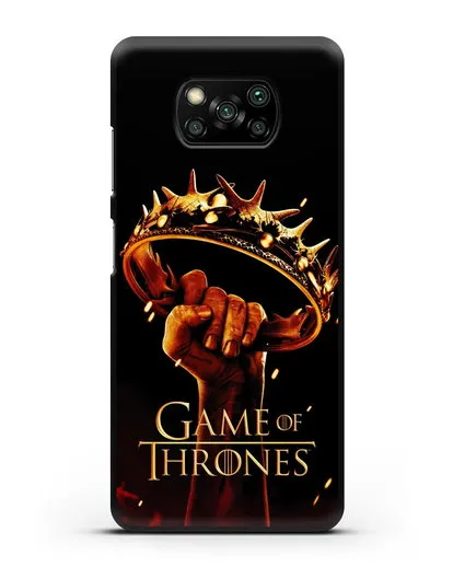 Чехол с картинкой Корона. Игра престолов силиконовый для Xiaomi Poco X3 Pro