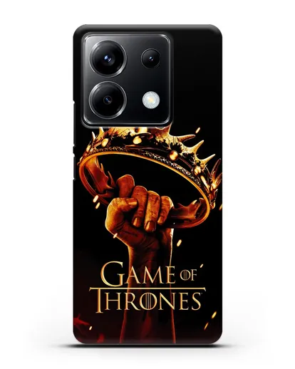Чехол с картинкой Корона. Игра престолов силиконовый для Xiaomi Poco X6
