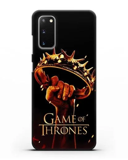 Чехол с картинкой Корона. Игра престолов силиконовый для Samsung Galaxy S20 [SM-G980F]