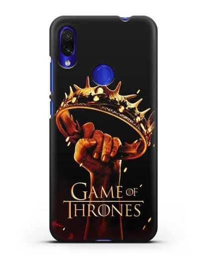 Чехол с картинкой Корона. Игра престолов силиконовый для Xiaomi Redmi Note 7
