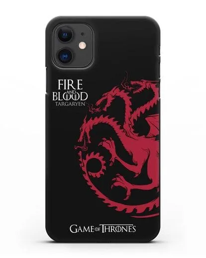 Чехол Дом Таргариенов. Огонь и кровь силиконовый для iPhone 11