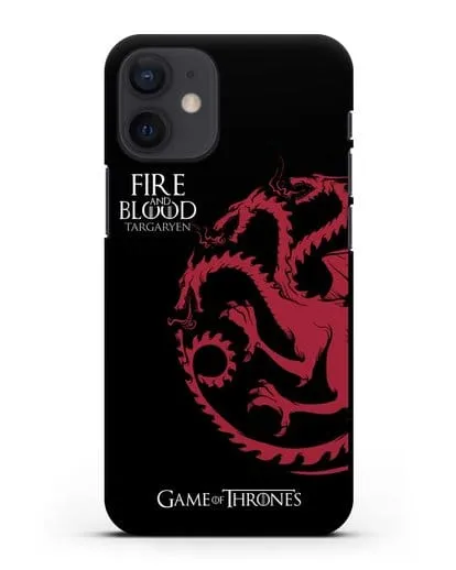 Чехол Дом Таргариенов. Огонь и кровь силиконовый для iPhone 12 mini